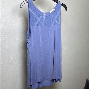 Maurices Blue Sleeveless Tank Top